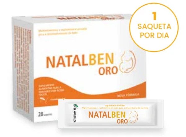 Natalben Oro - Suplemento Alimentar - Saquetas X28