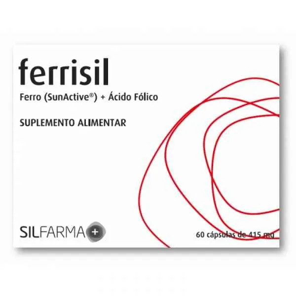 Ferrisil - Suplemento Alimentar Ferro - 60 Caps