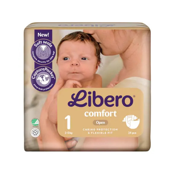 Libero - Comfort 1 Fralda 2-5Kg X24
