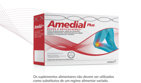 Amedial Plus - Saquetas Laranja 5g 20x