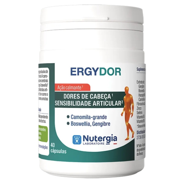 Ergydor - Dor de Cabeça e Sensibilidade Articular - 40 Caps