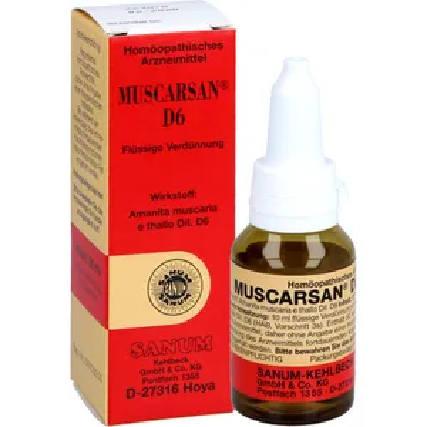 Homeopatia - Muscarsan D6 Gotas 30 Ml