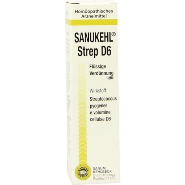 Homeopatia - Sanukehl Strep D6 Gotas 10 Ml