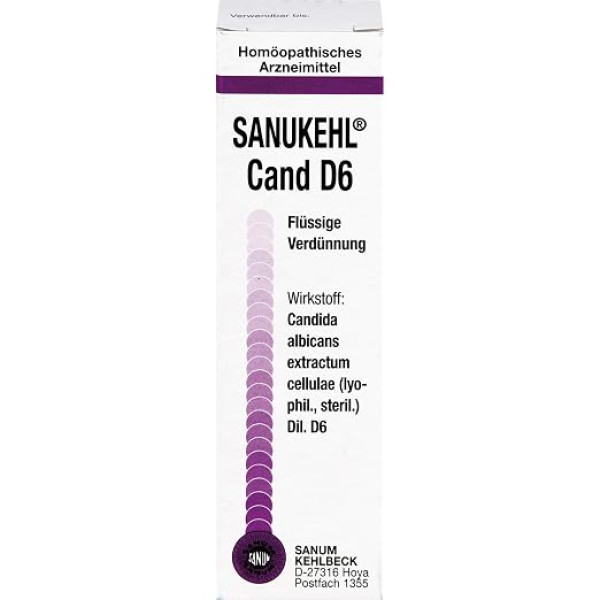 Homeopatia - Sanukehl Cand D6 Gotas 10 Ml