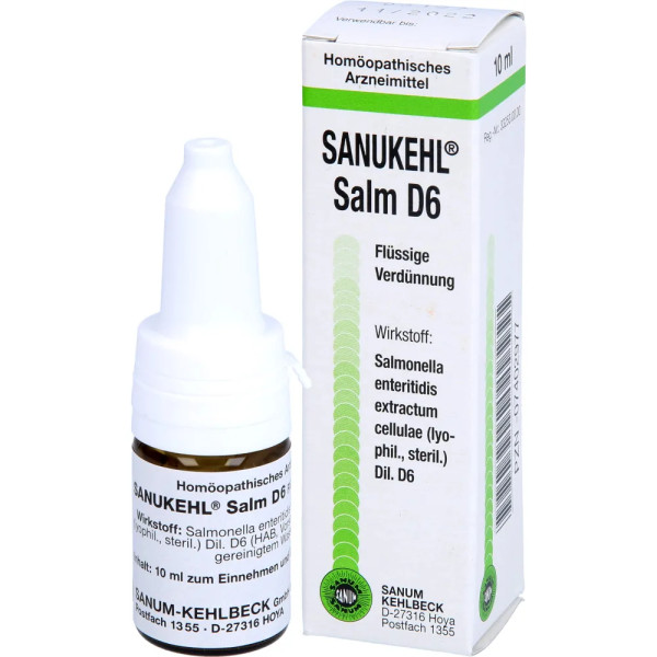 Homeopatia - Sanukehl Salm D6 Gotas 10 Ml