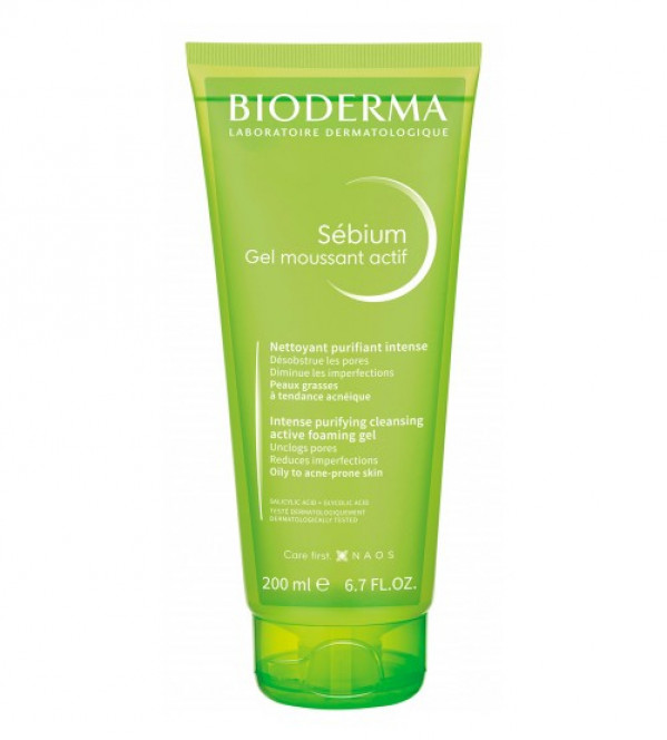 Sebium Bioderma Gel Moussant Actif 200ml