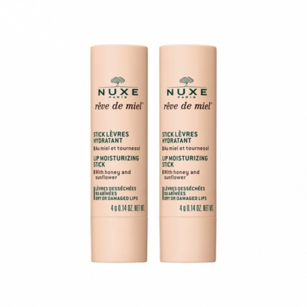 Nuxe Rêve De Miel Duo Stick Labial Hidratante 2 X 4g Com Preço Especial