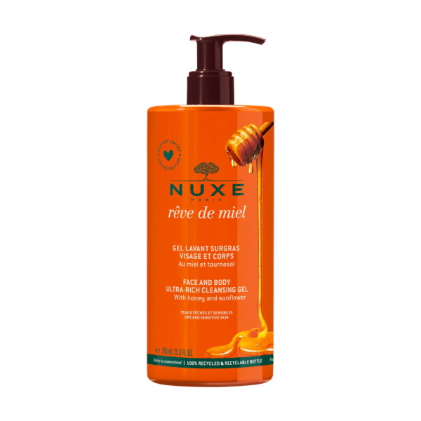 Nuxe Reve De Miel Gel Lavante Surgras 750ml