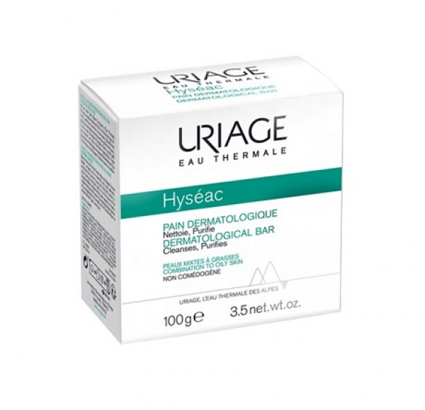Uriage Hyseac Pain Sabonete Dermatológico Suave 100g