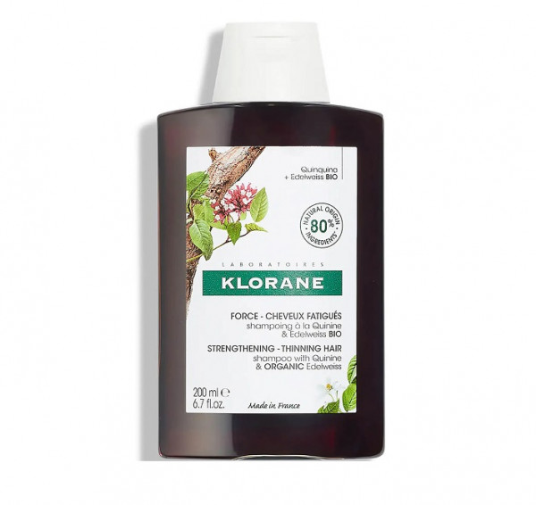 Klorane Capilar Champo Quinina/Edelvaisse Bio 200ml