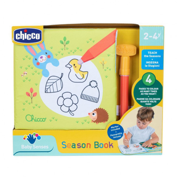 Chicco 10631000000 Livro Pintar Estacoes