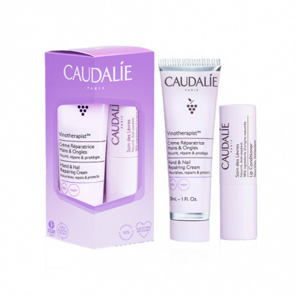 Dúo de Labios/Manos de Caudalie Vinoterapeuta para Invierno