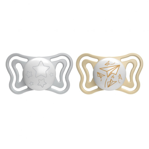 Chicco chupetas 71038410000 PhysioForma Light 6-16M X2