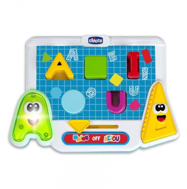 Chicco 9798000090 Edu4You Aprende as Formas/Vogais 2-4 Anos