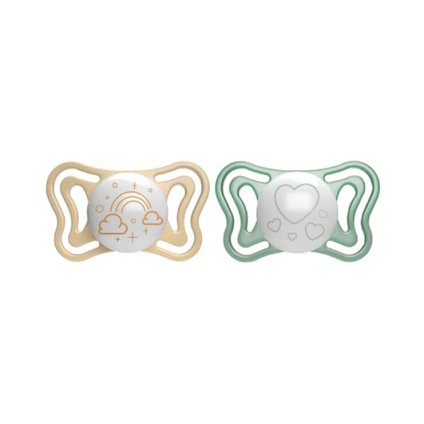 Chicco chupeta 71037410000 Physio Lum 2-6Mx2