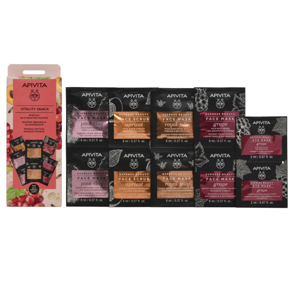 Apivita Express Beauty Vitality Snack x4+1